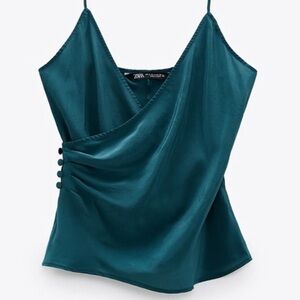 Zara Hunter Green Camisole Size S